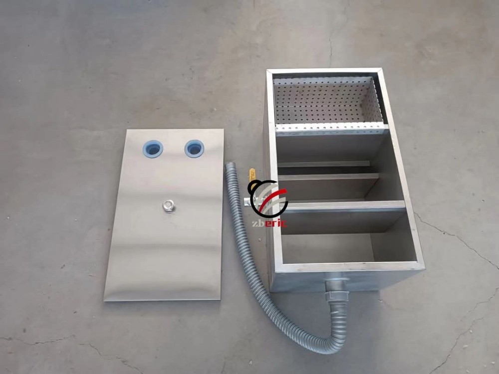 SS grease trap sink oil filter. - 2