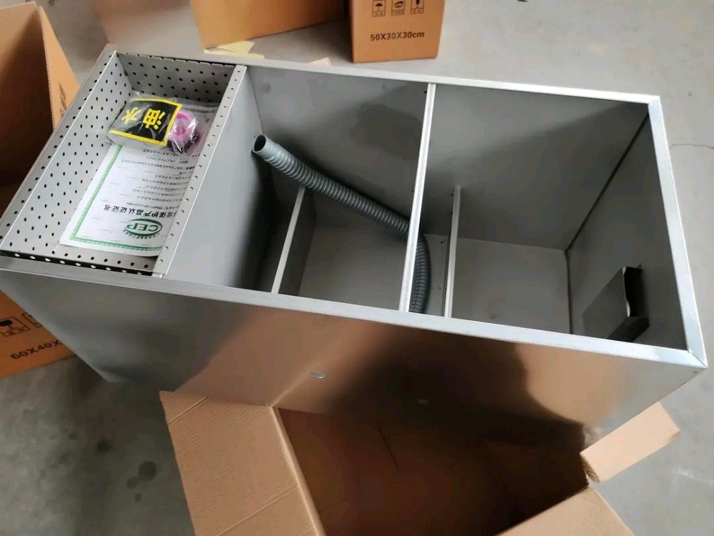 SS grease trap sink oil filter. - 13