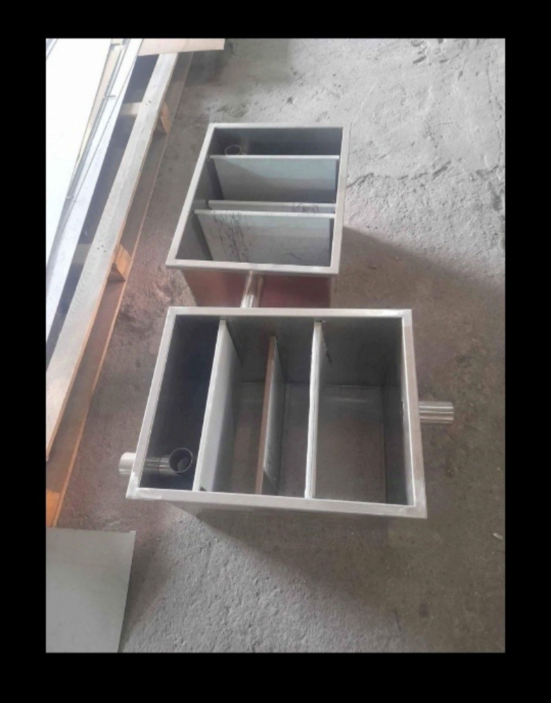 SS grease trap sink oil filter. - 7