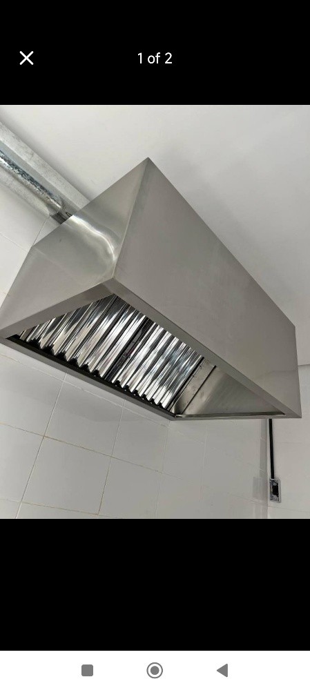 Kitchen hood and exhaust work. - 1