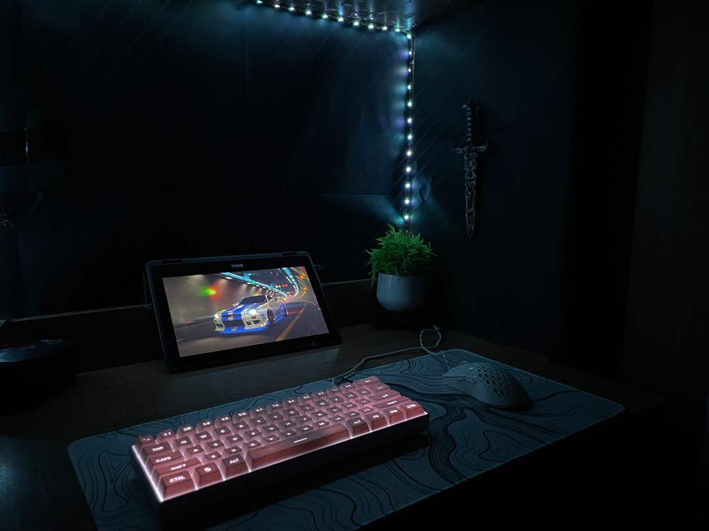 Mouse pad and mouse and keyboard - 1