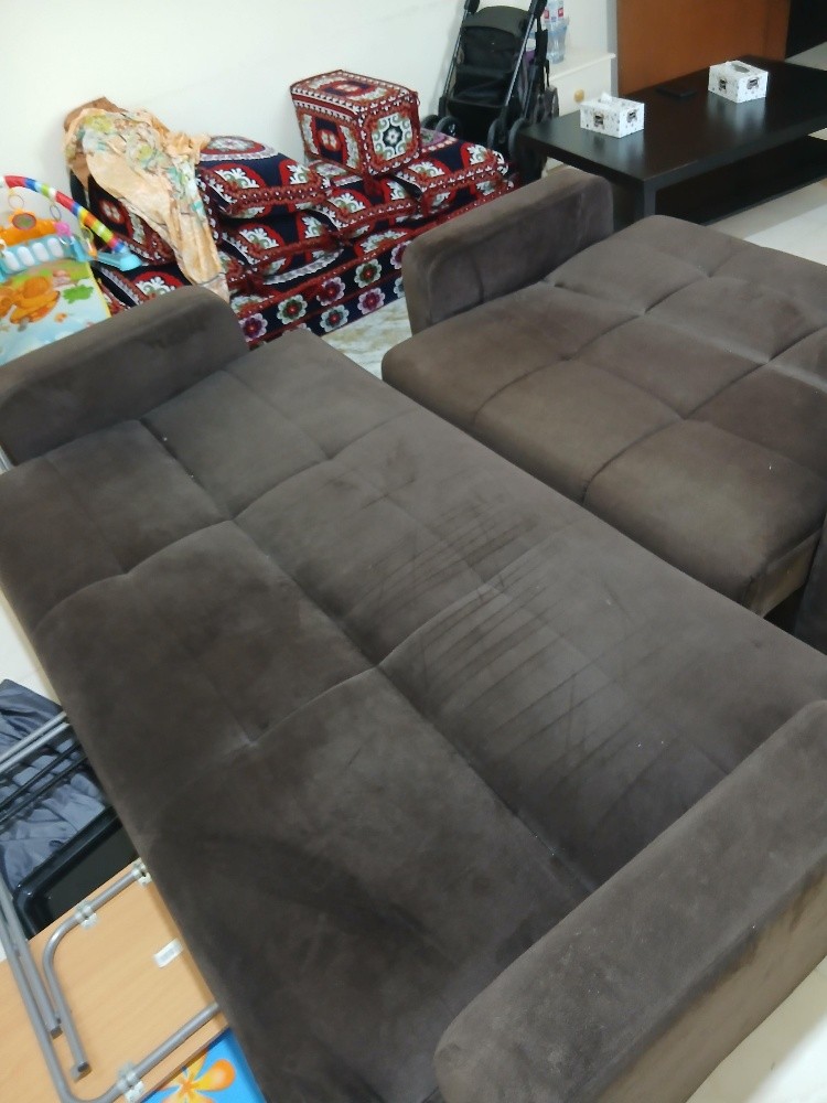 sofa bed + ikea table - 4