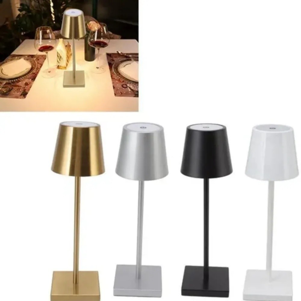 gold and selver tabel lump - 5