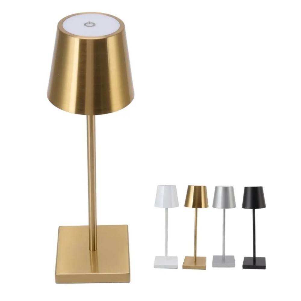 gold and selver tabel lump - 4