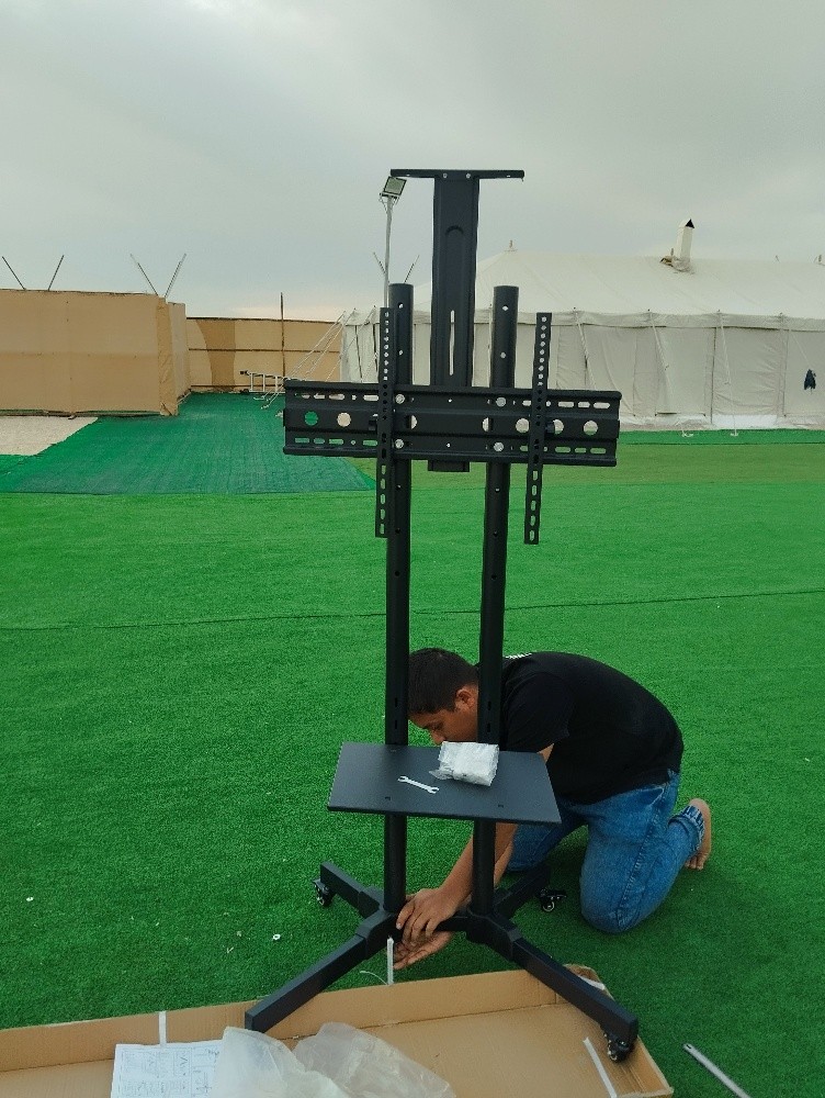 Television Stand With wheels - 2