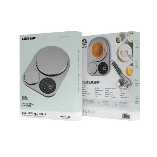 Green Lion Dual Kitchen Scale - 3