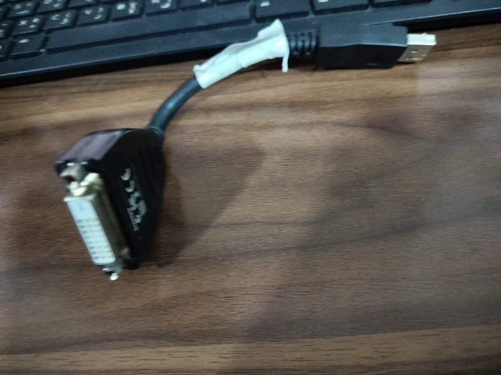 DVI cable + DVI to DP converter - 2