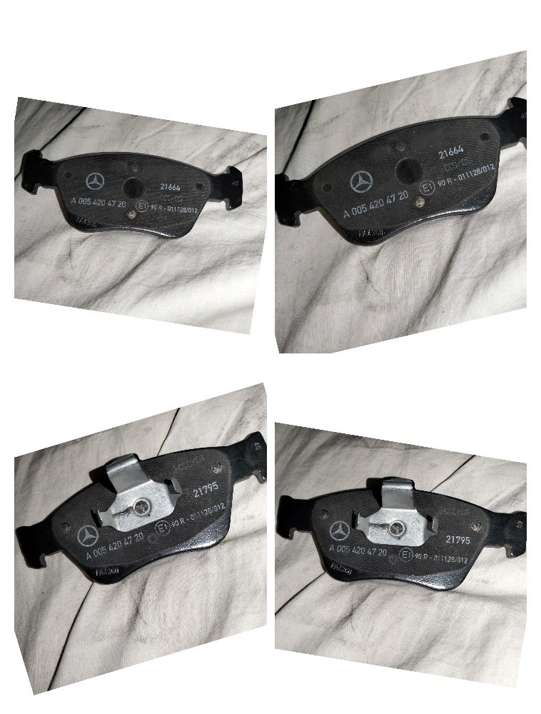 Mercedes Benz E class brakes pads - 1