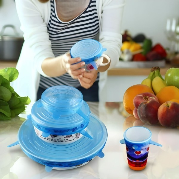 Stretchable Silicone Food Covers - 3