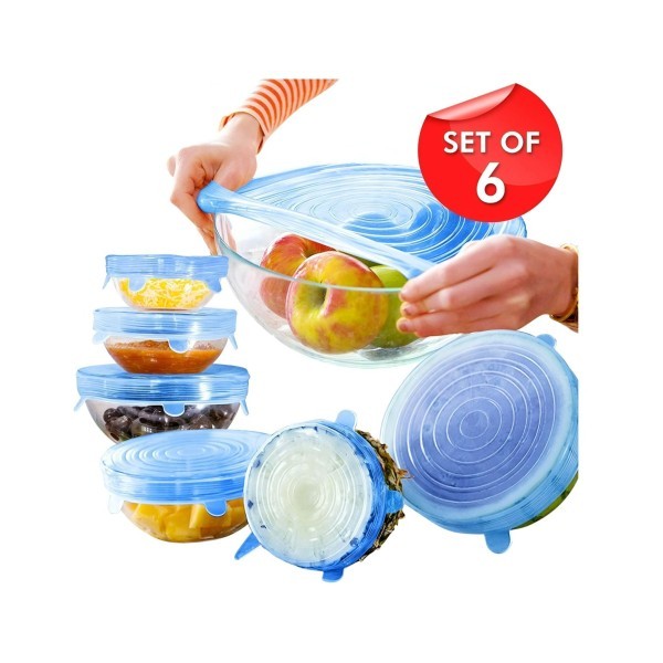 Stretchable Silicone Food Covers - 1