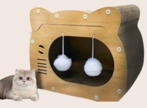 Cat house scratcher - 2