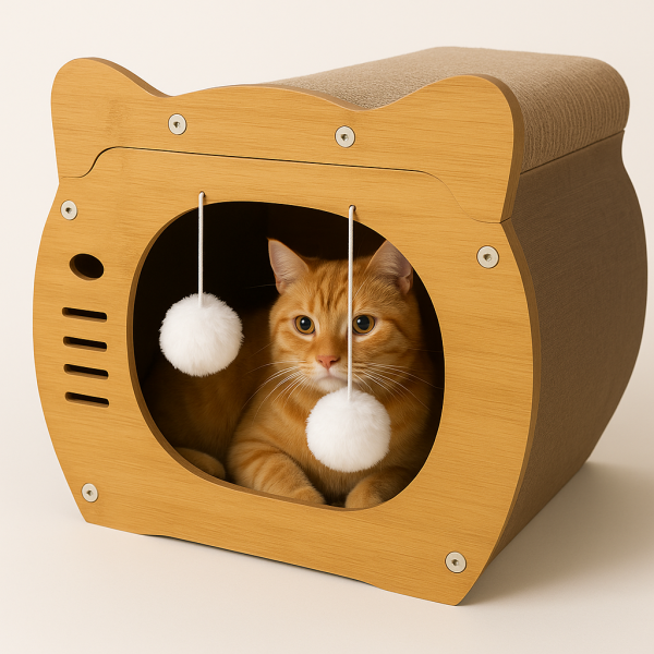 Cat house scratcher - 3