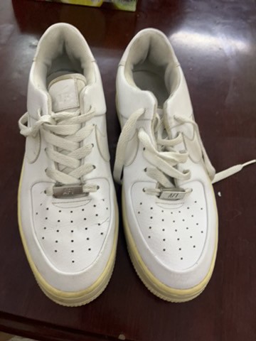 Nike air force 1 sage triple whit - 1