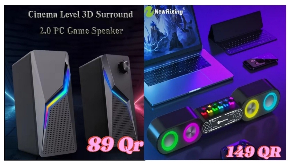 speakers stereo gaming RGB gift - 1