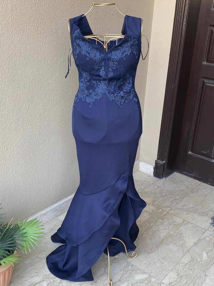 Waisted occasion dress - 1