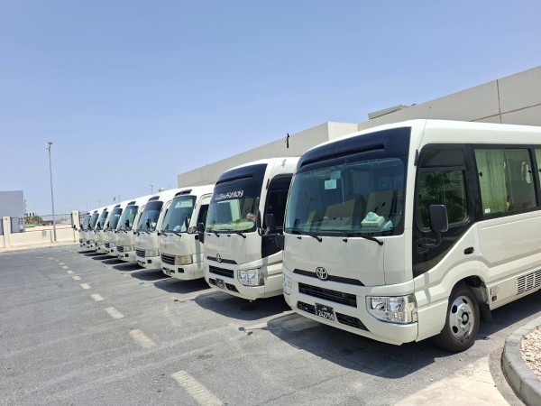Toyota coaster buses for Rent - 1