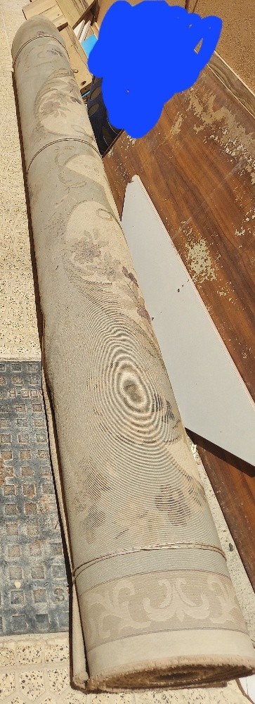 سجاده جديده بحاله ممتازه كبيره تستعمل لصالون او مجلس حجمها 20 في 15 متر . - 1