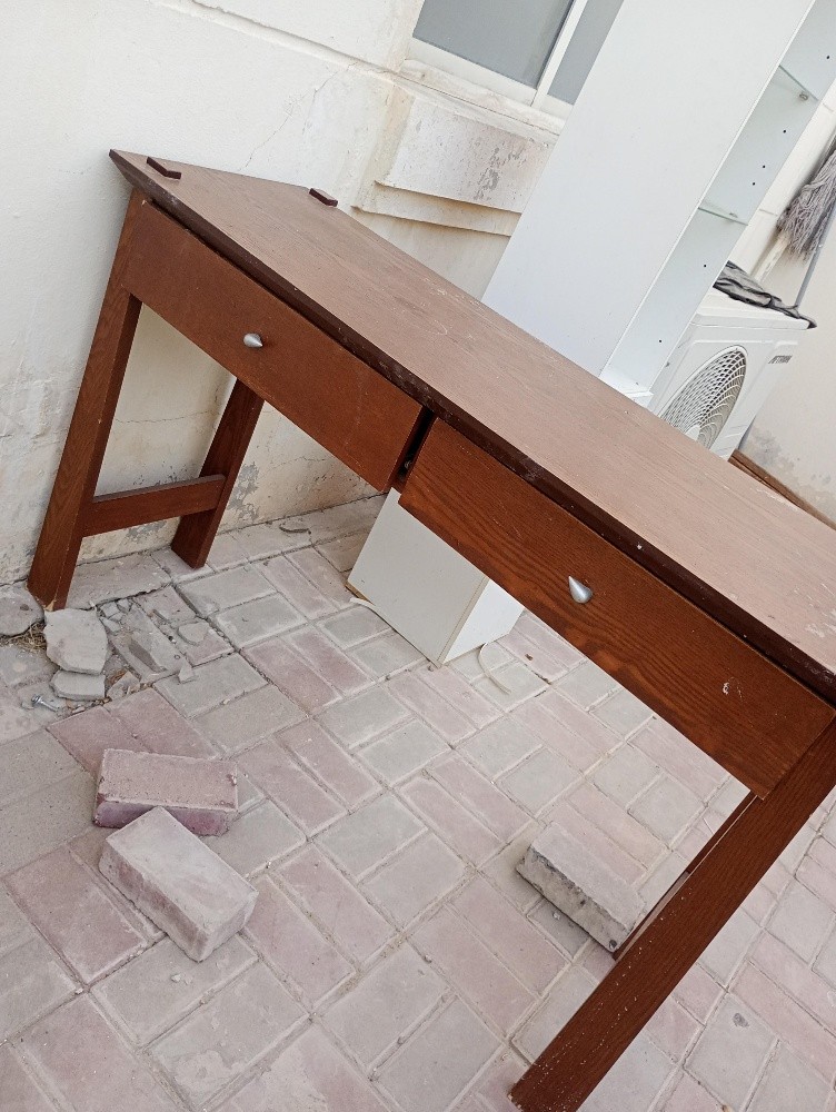 Wooden 2-Drawers Study/Work Desk - 2