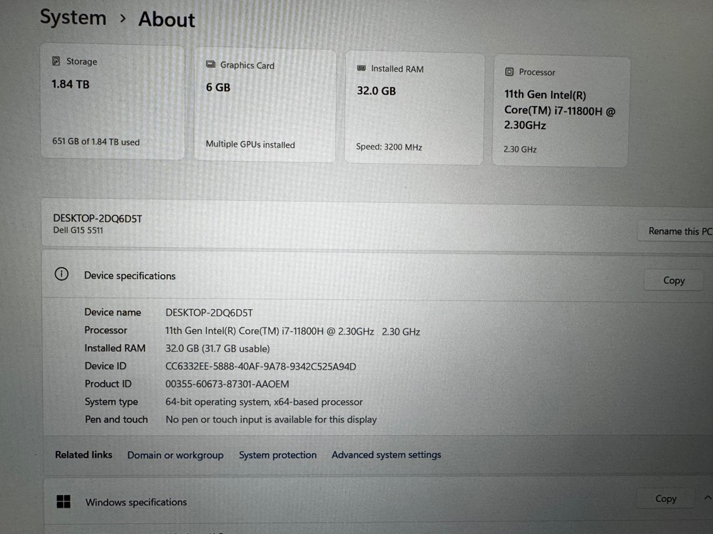 Dell G15 special edition - 3