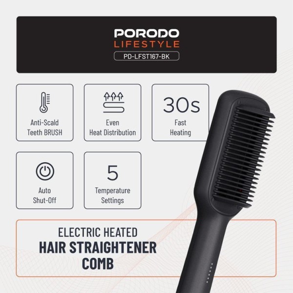 Electric Hair Straightening Comb - 2