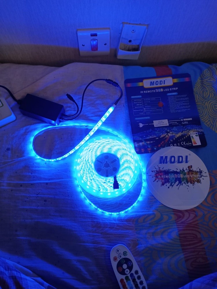 5 miters strip lights RGB - 11