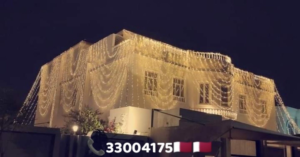 Wedding lighting decoration Qatar - 21