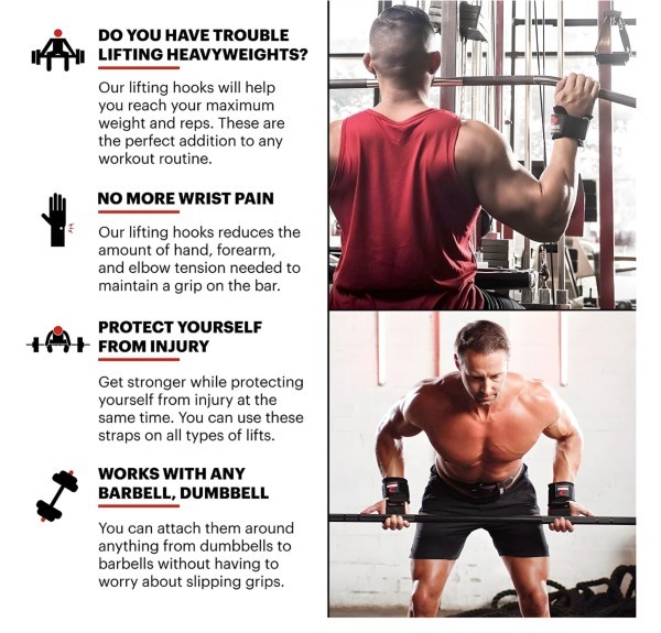 Weight Lifting Hooks - 4
