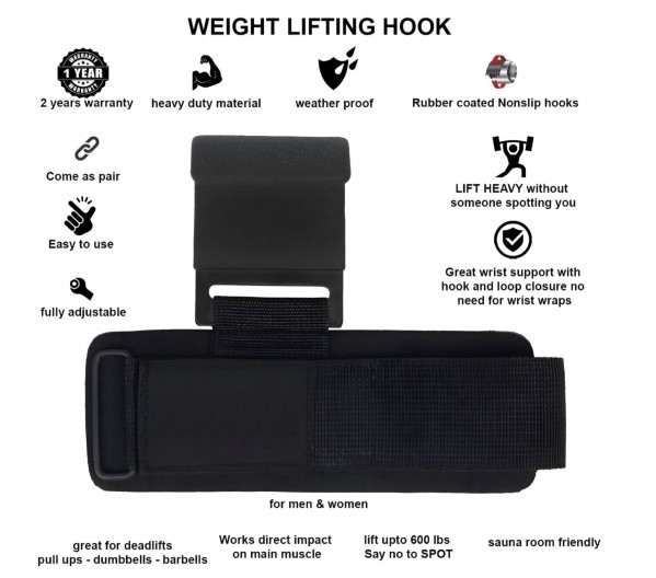 Weight Lifting Hooks - 5