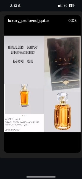 GRAFF LUXURY PERFUME - 1