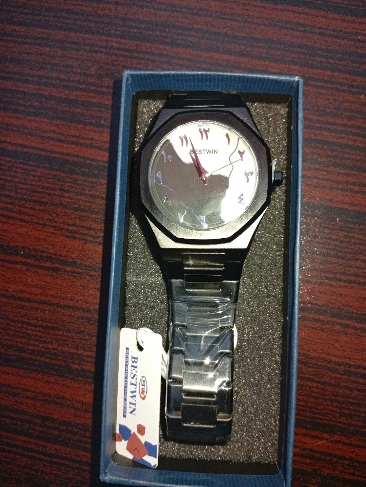 Arabic Dial Luxury Watch Steel - 7