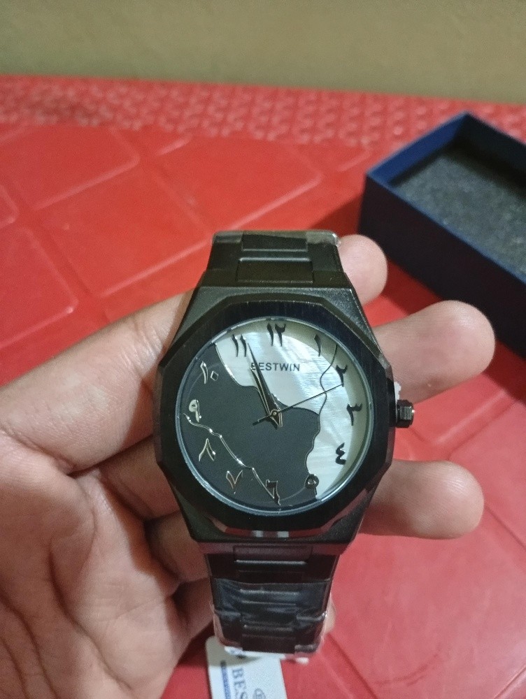 Arabic Dial Luxury Watch Steel - 6