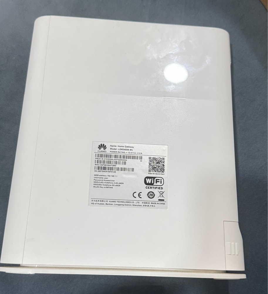 Vodafone router - 3