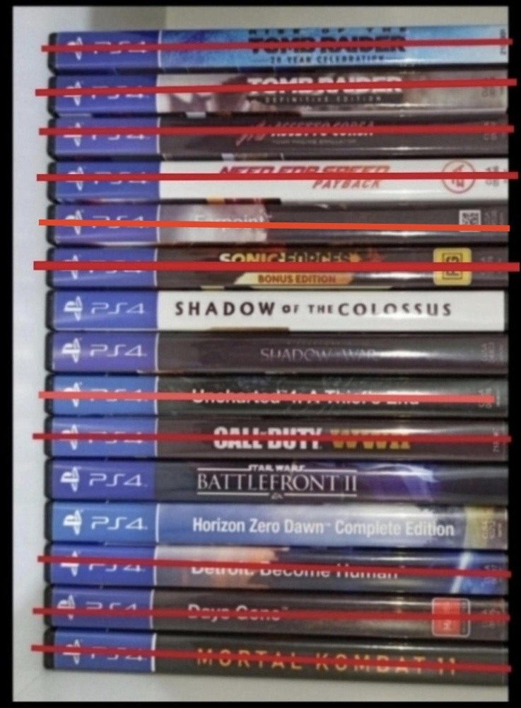 PS4 GAMES FOR SWAP or sell - 1