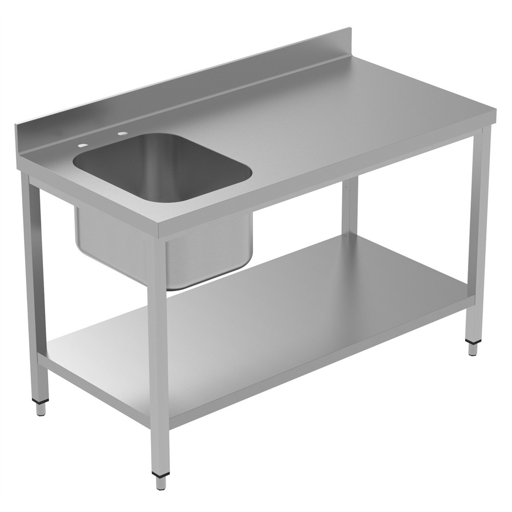 SS 1 Bowl Sink Table - 1