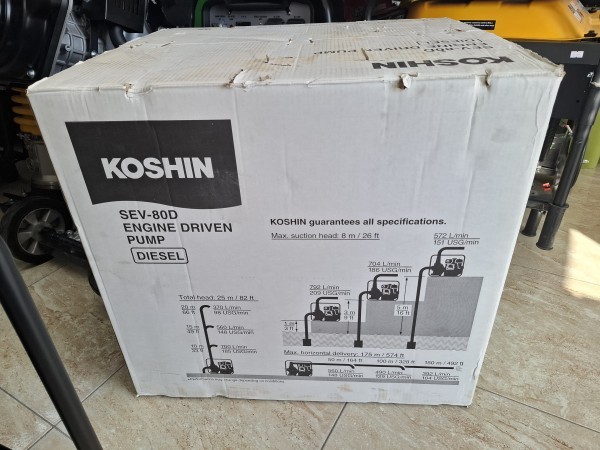 KOSHIN WATER PUMP DIESEL SEV80D - 4
