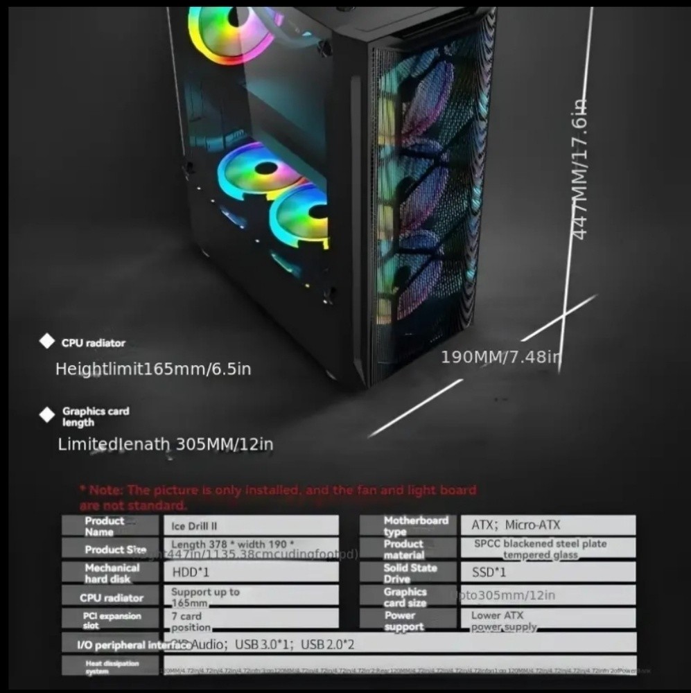 Micro ATX PC Case Cover box - 4