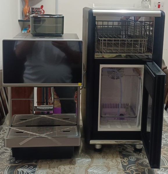 coffee machine and milk cooler - 5
