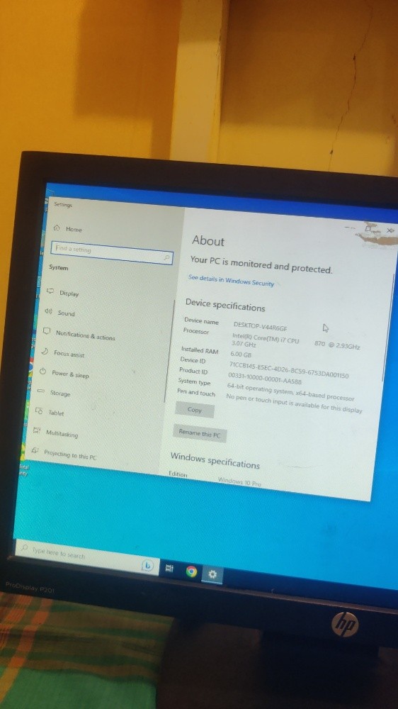 HP computer - 4