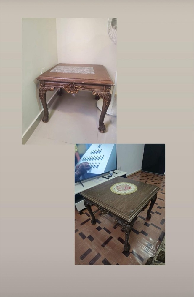 Elegant antique wooden tables  - 1