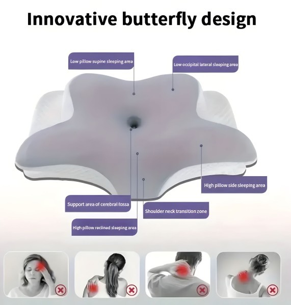 Butterfly-Shaped Neck Pillow - 3