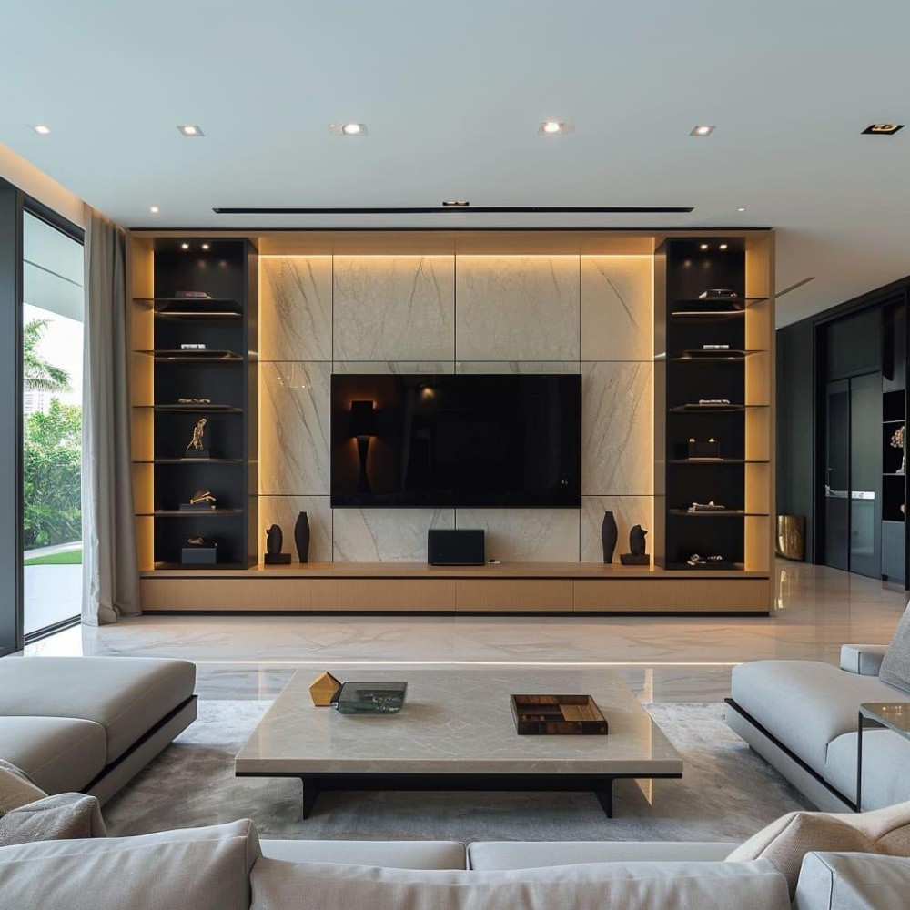 modern wardrobe,tv unit designs - 2