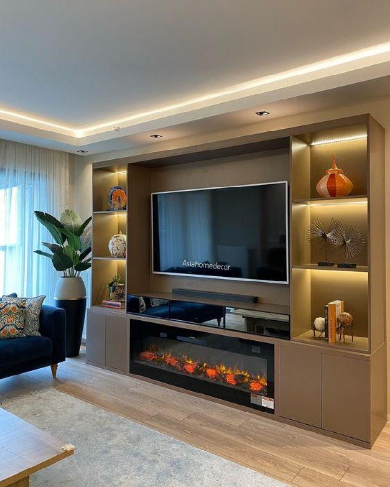 modern wardrobe,tv unit designs - 21