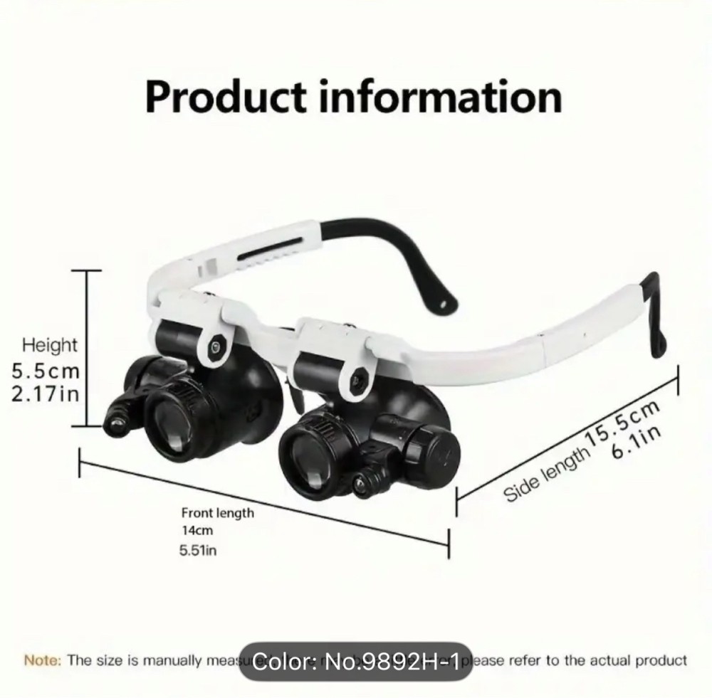 mini foldable with LED magnifier - 3