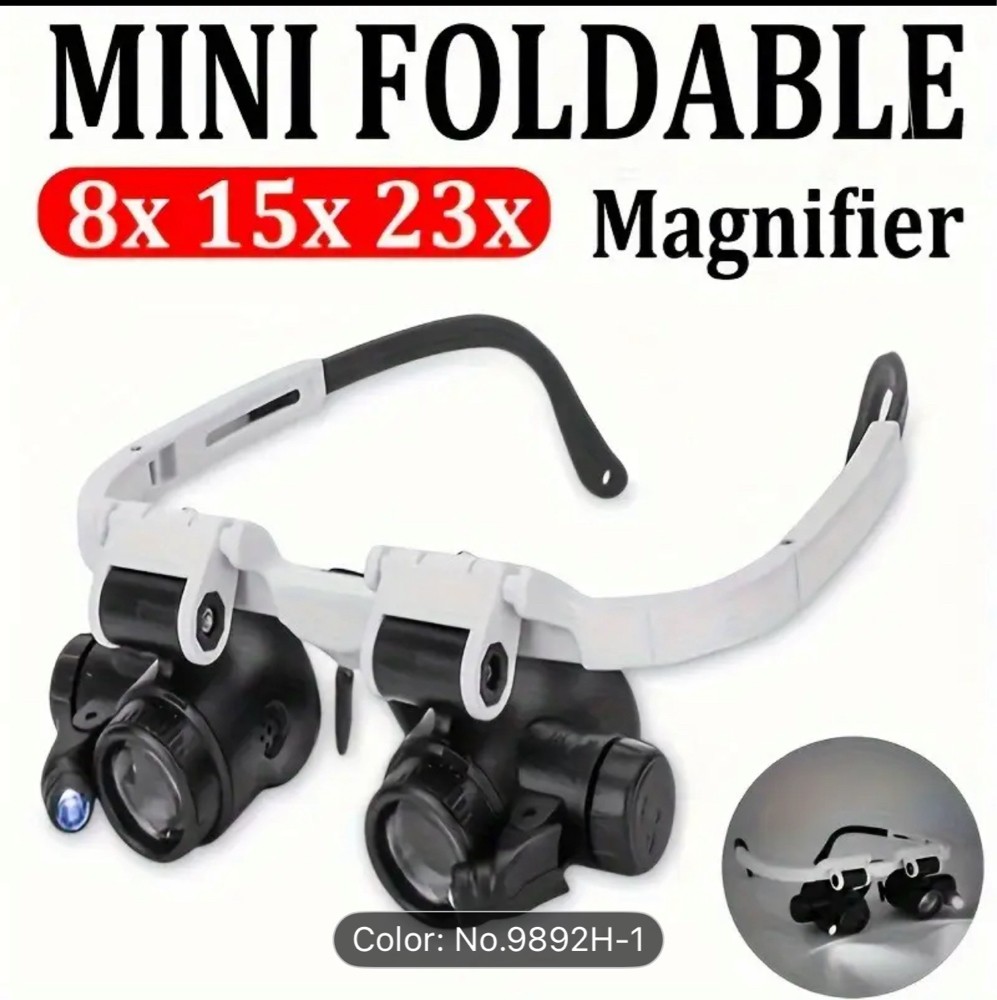 mini foldable with LED magnifier - 1