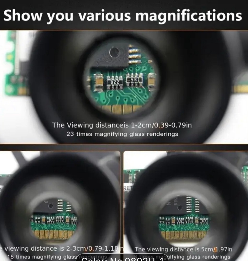 mini foldable with LED magnifier - 4