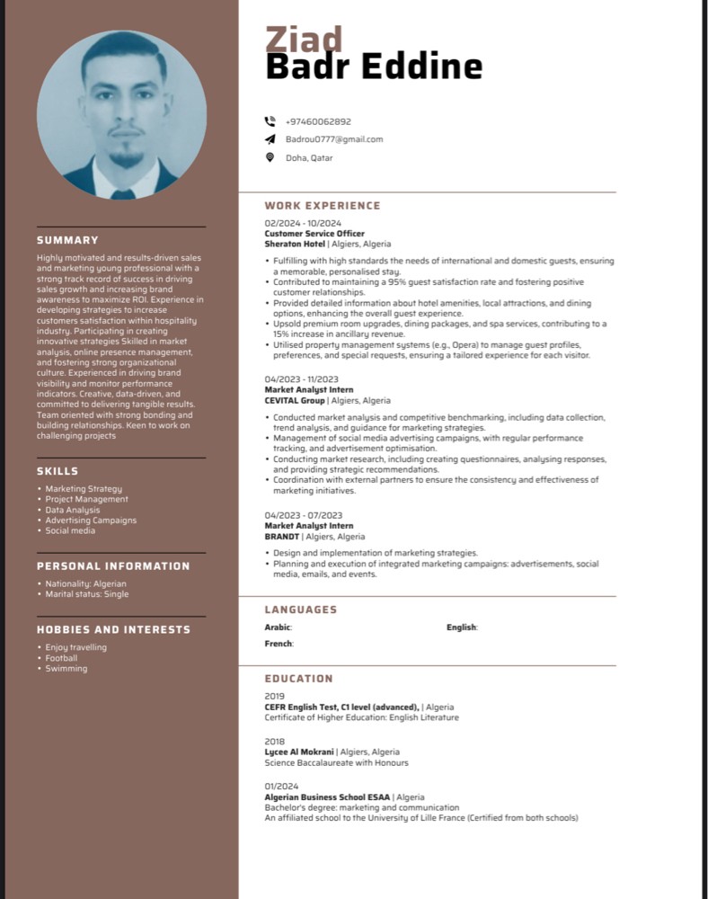 Customer service position - 1