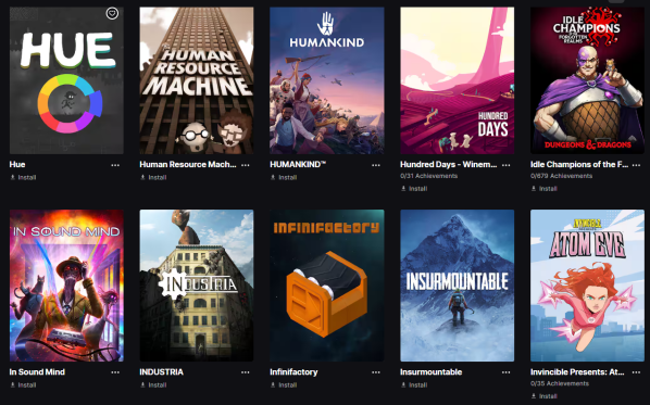 Gaming account  300+games - 10