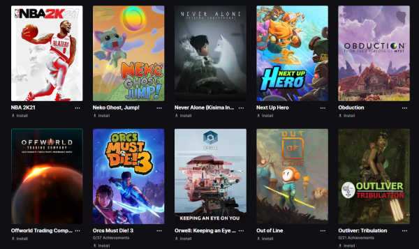 Gaming account  300+games - 17