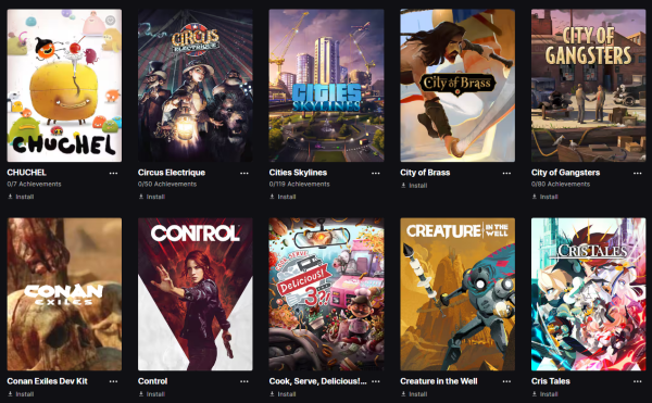 Gaming account  300+games - 3