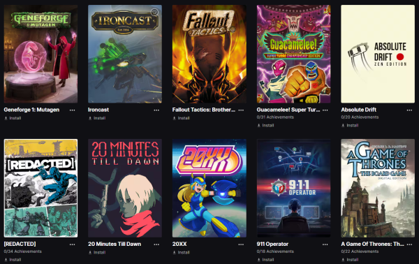 Gaming account  300+games - 25